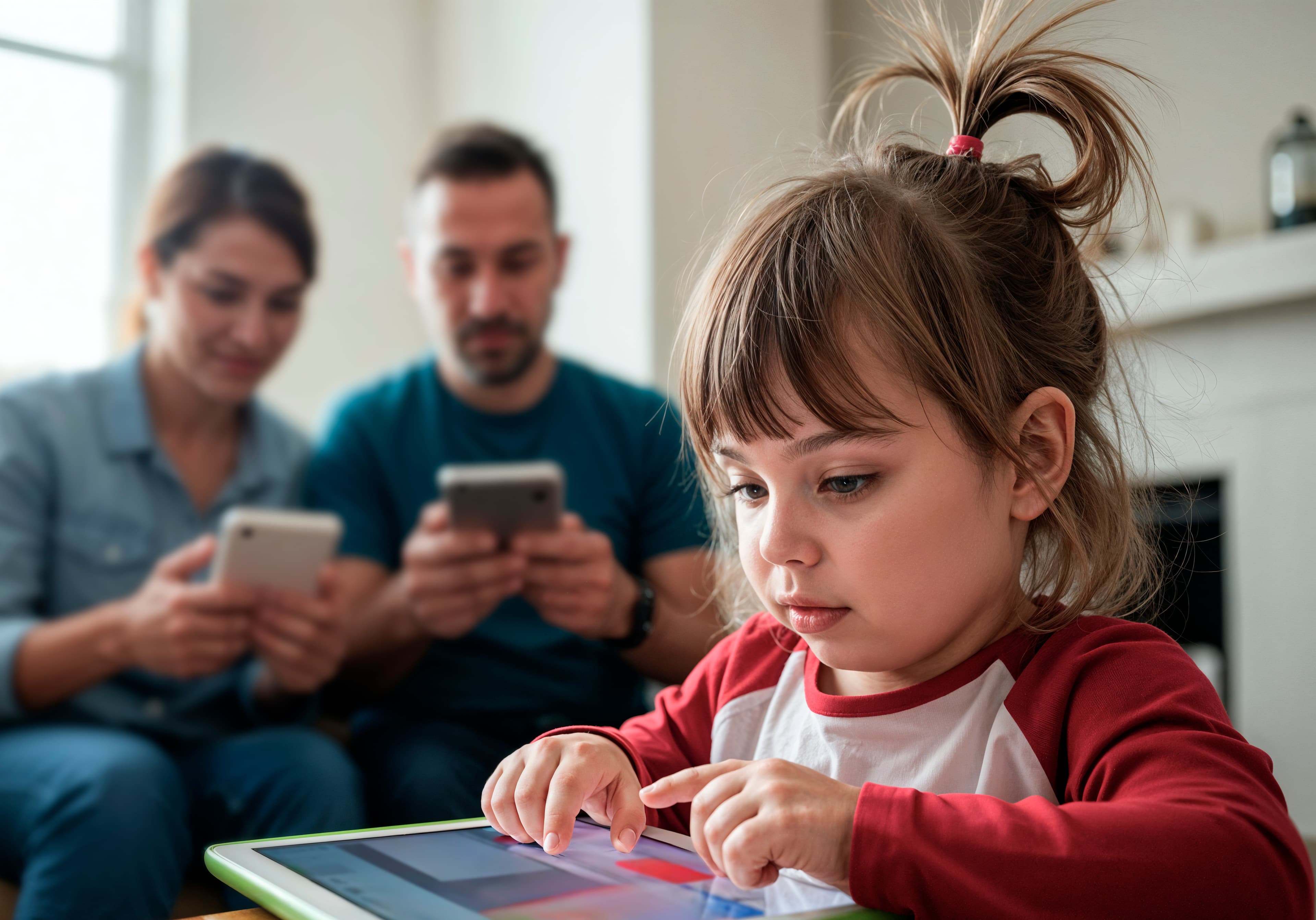 Family using SafeAnywhere across devices