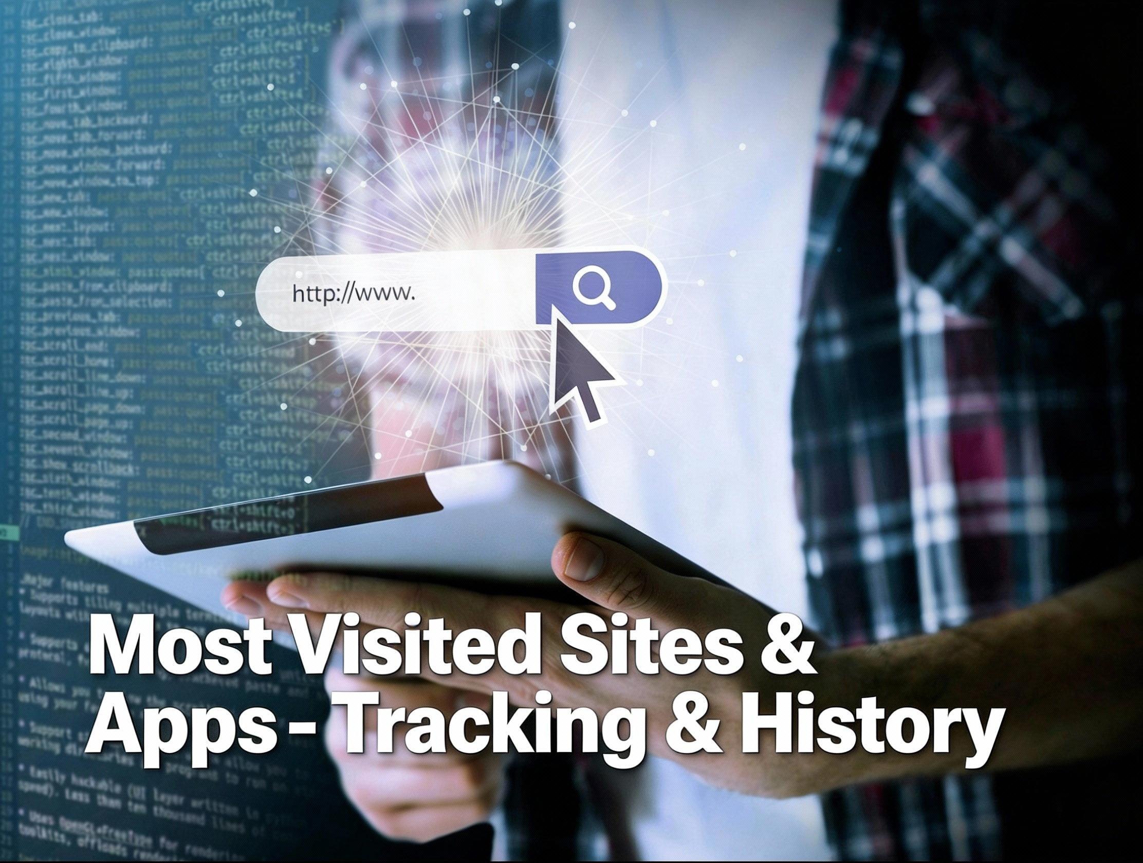 Most Visited Websites Tracking Dashboard - SafeAnywhere browsing analytics showing frequently visited sites, browsing patterns, website categories, and internet usage insights for child online safety