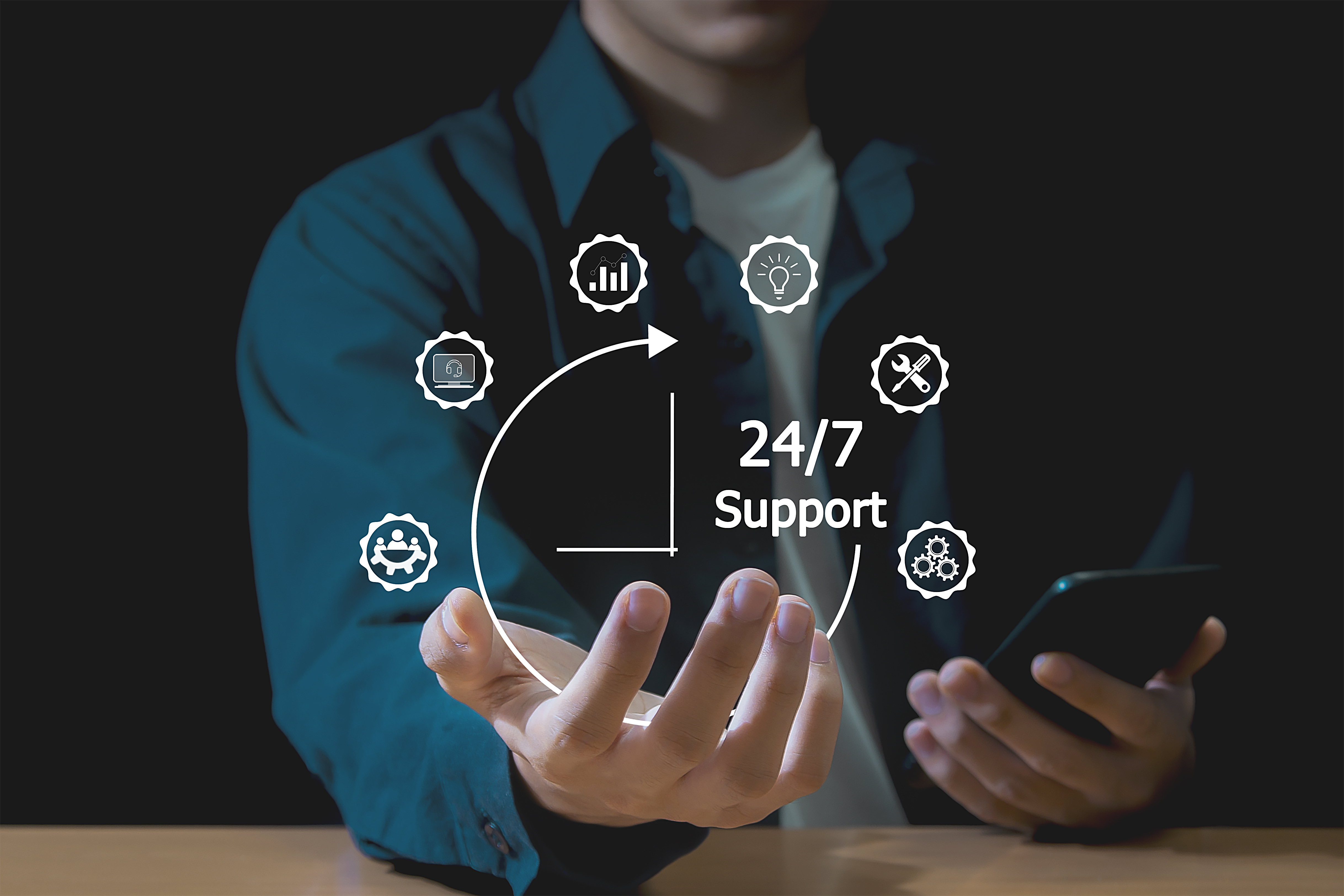 24/7 Customer Support & Service - SafeAnywhere round-the-clock technical support, customer service, and help desk for parents using parental control software and child safety monitoring tools